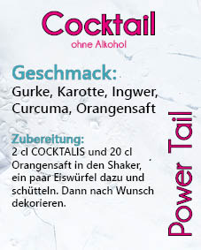 69 Cocktail mit Alkohol von COCKTALIS Deutschland Menükarte